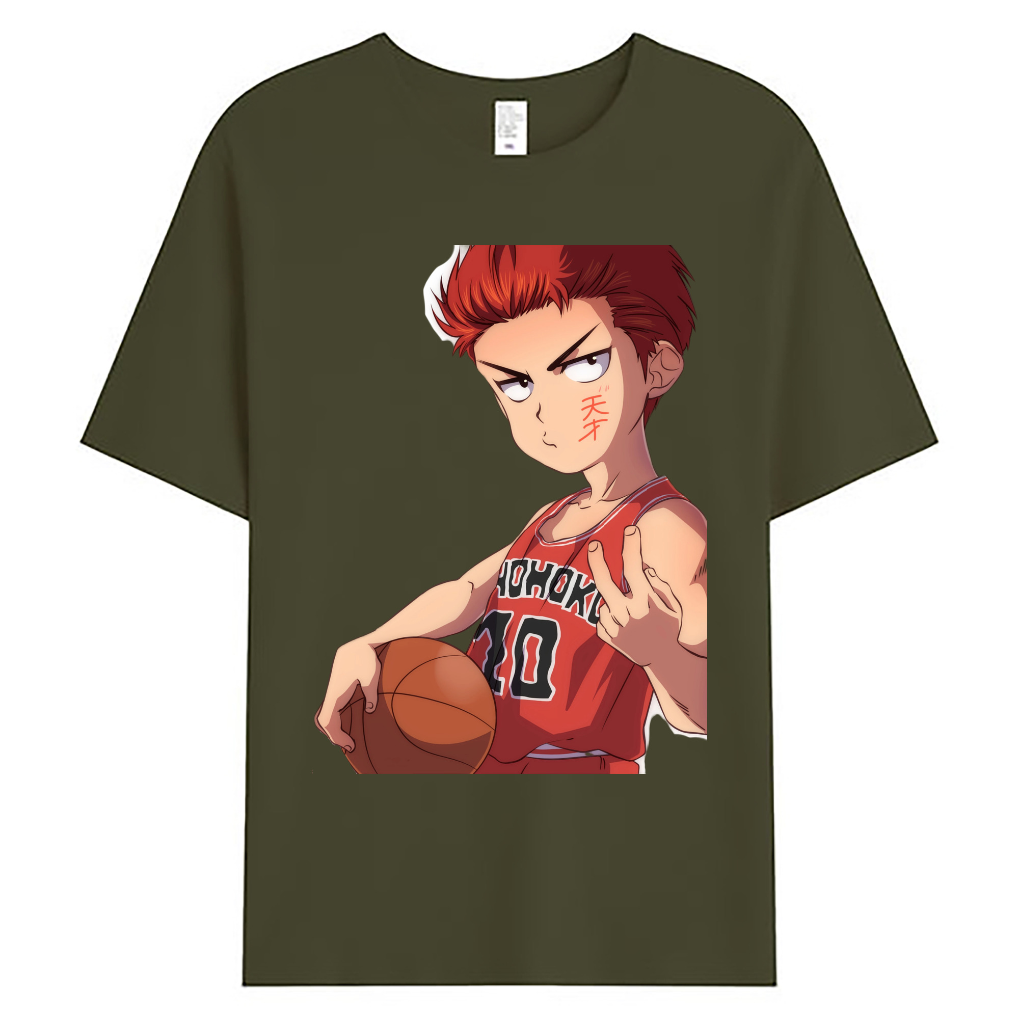 （画像用） SLAM DUNK／スラムダンク 綿100％ メンズ半袖Tシャツ｜肌触りやわらか＆通気性